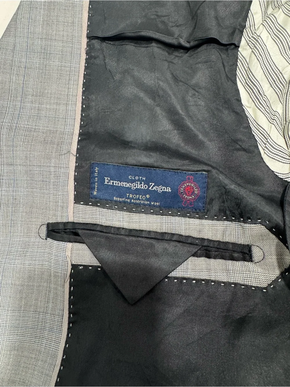 Ermenegildo Zegna Men Wool Blazer Size 42R